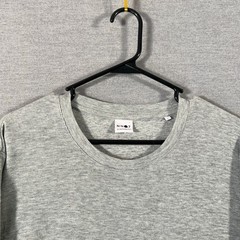 NN07 No Nationality Shirt Mens Large Gray Kurt Thermal Crew Neck Soft