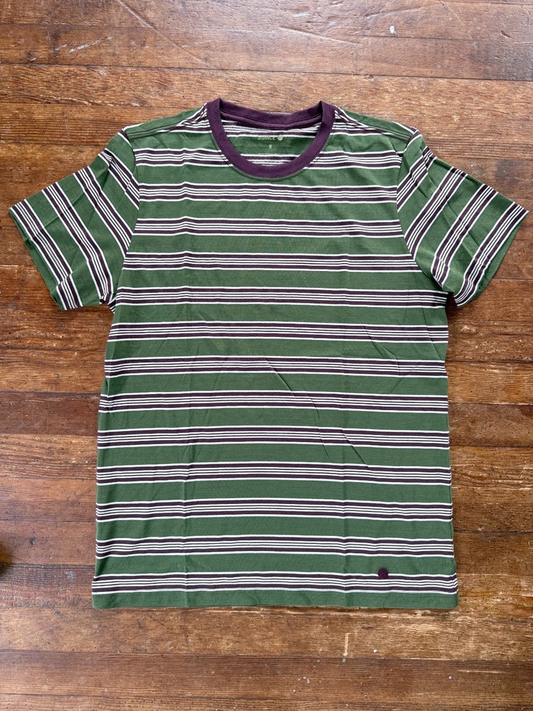 Stance Premiere Tee With Butter Blend Men’s Size Medium Green Stripe Shirt