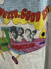 Pretty Green x Beatles Hello Goodbye T Shirt XS Extra Small Grey BNWT