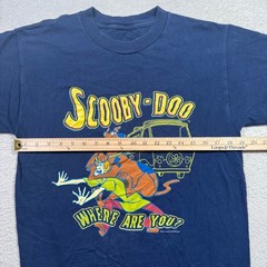 Scooby-Doo T-Shirt Unisex Medium Navy Blue 2001 Mystery Machine Graphic Y2K Tee