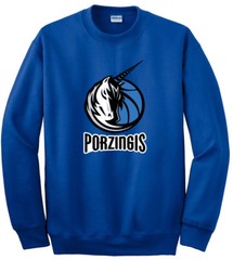Kristaps Porzingis Dallas “Unicorn Logo” HOODED SWEATSHIRT
