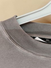 Represent Owners Club T-Shirt Ash Grey Oversized Fit Size S Made in Portugal