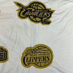 UNK NBA Multi Logo Graphic Shirt Mens XL Lakers Bulls Knicks Cavs Spurs Clippers
