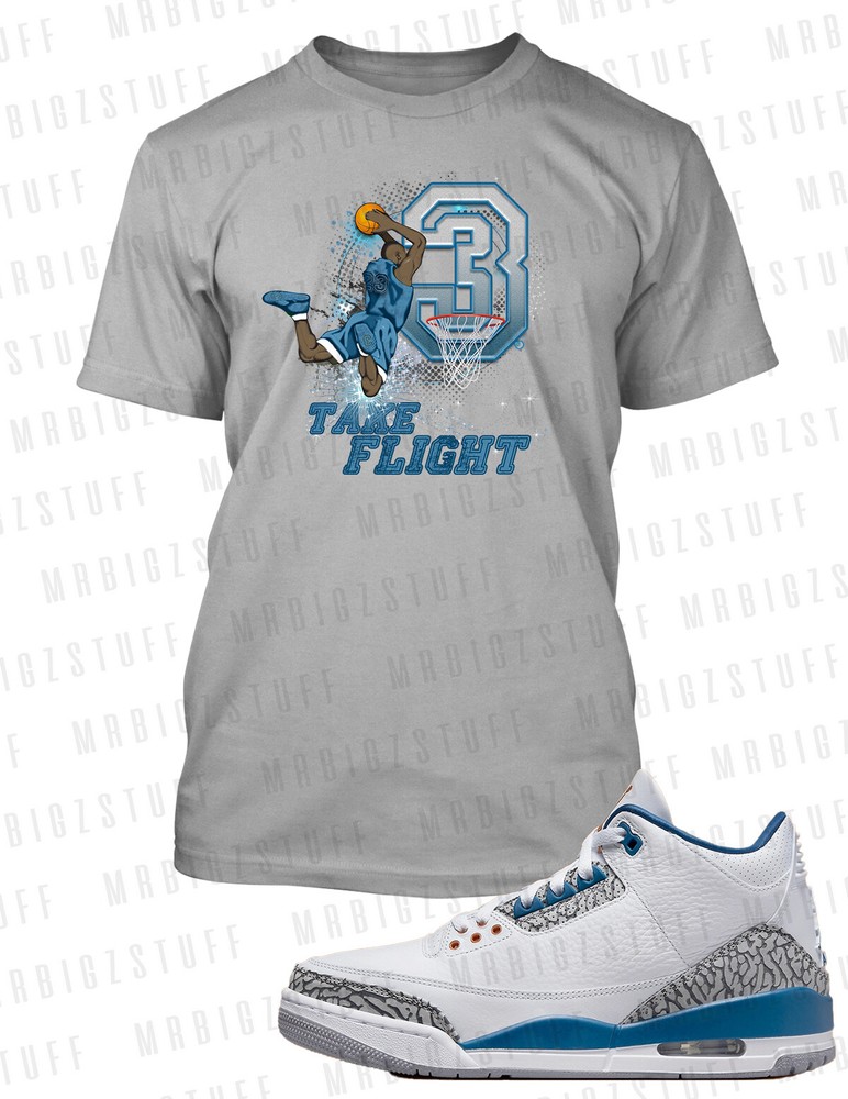 Take Flight Graphic Sneaker Sport Tee Shirt To Match J3 Wizard Big Tall Sm T