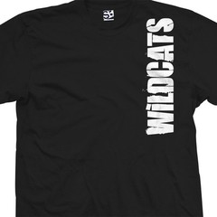 Wildcats DB Vert Shirt | High School Sports Football Team Unisex