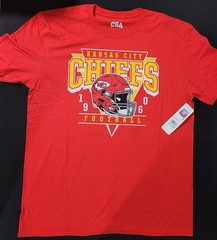NFL Team Apparel Kansas City Chiefs Red Graphic T-Shirt Mens Large
