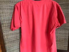 Table Rock Lake Upcycled Graphic Tee, Landmarks Marinas Red Men’s Size Large
