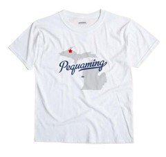 Pequaming Michigan MI T-Shirt MAP