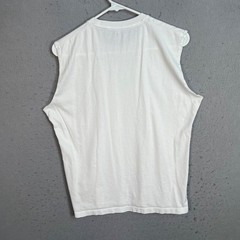 Uniqlo Mens Size Small White Sleeveless Supima Cotton T-Shirt