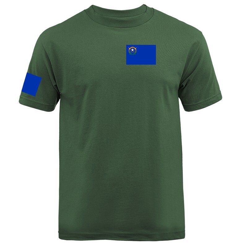 State of Nevada Flag Crest Graphic T-shirt