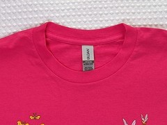 Disney Alice In Wonderland Pink Cotton Blend T-shirt Size XL Gildan