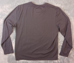 Rugged Elements Durable Utility Mens Size Large Long Sleeve Shirt Gray and Red