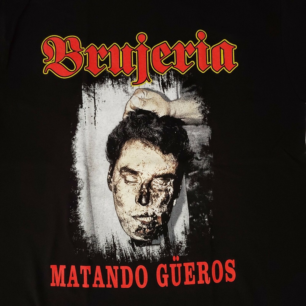 FREE SAME DAY SHIPPING Brand New BRUJERIA Matando Gueros Shirt LARGE