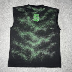 Vtg 90s Michigan State Spartans Breakthrough AOP Shirt XL Tour Champ Sleeveless