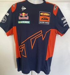 KTM Red Bull Racing Team Replica Team Tee T-Shirt X-Large Orange/Navy NWOT