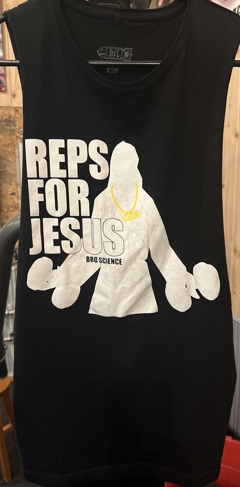 Dom Merch Bro Science Tank Top Mens Small Reps For Jesus SZ S
