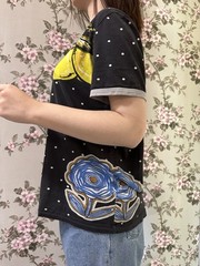 Dolce & Gabbana Men’s Nero Printed Cotton Crewneck T-Shirt