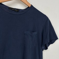 RLX Ralph Lauren Shirt Mens Small Blue Short Sleeve Pocket Tee Crew Neck