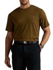 Polo Ralph Lauren Mens Soft Cotton Touch T Shirt in Brown Size XLT