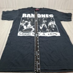 Vintage Ramones 1234 T Shirt CBGB May 4, 1978 Black Punk Rock Size Small