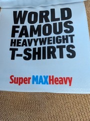 Shaka Wear Super Max Heavy T-Shirt Men’s Large Tan 100% Cotton Heavyweight EUC