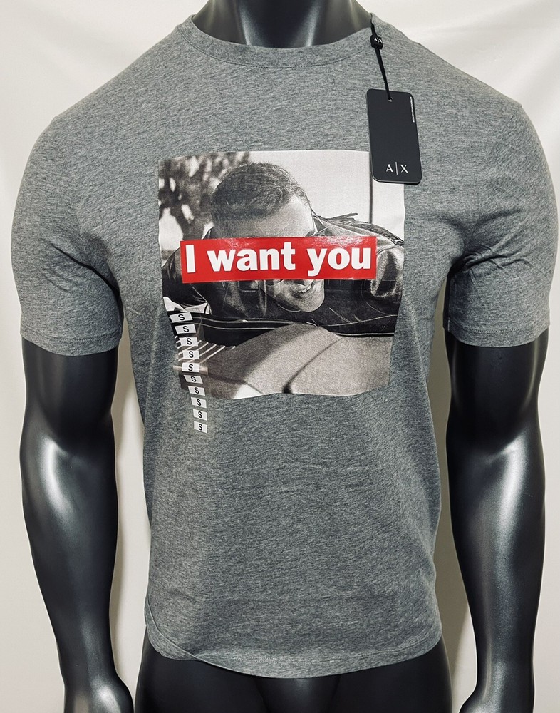 Armani Exchange Men’s Regular Fit Logo Short Sleeves T-shirt