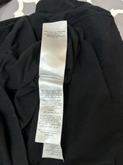 GUCCI Classic Logo black Cotton T Shirt Unisex Size Large