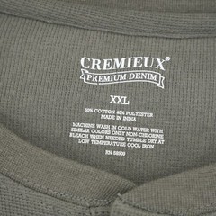 Cremieux Men’s Long Sleeve Henley Shirt XXL Gray Solid NWT