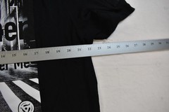 Lyrics By Lennon & McCartney Mens Come Together Zipper Pocket Black Shirt New XL