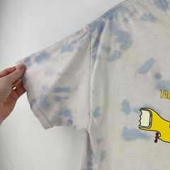 The Beatles Yellow Submarine Tshirt Mens Small Blue Yellow Tie Dye Short Sleeve