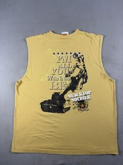 Vintage AND1 Trash Talk Basketball Shirt Size XL Sleeveless Go Army Parody