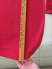 Polo Ralph Lauren Mens 3LT Long Tall Long Sleeve Tee Shirt Burgundy Pocket Pony