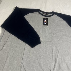 Falcon Bay Men’s Big And Tall 7XL Baseball T-Shirt, Long Sleeve Nwt