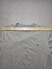 Brooks Brothers Men Medium Gray Supima Cotton Embroidered Golden Fleece T-Shirt