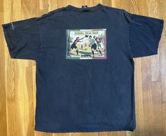 Vintage Diadora Graphic “Italian Soccer” Streetwear T-Shirt Black Size XL