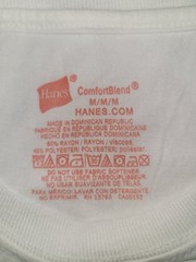 Hanes ComfortBlend T-shirt, Size Medium