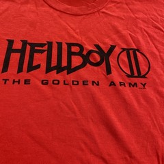 Hellboy II The Golden Army Shirt Mens XL Red Graphic Movie 2008 Promo Tee