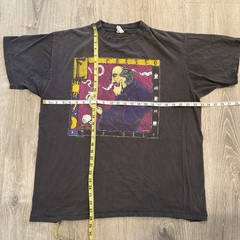 Vintage 90s Fabric Art Espresso Thy Self Coffee Shakespeare T Shirt XL