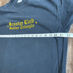 Golden Triangle Scooter Club 2006 Cotton Black Short Sleeved T-Shirt Men’s L
