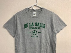 De La Salle High School Men’s Soccer T-Shirt Sz Medium Gray Concord CA Spartans