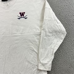 Vintage Woodson High School Spirit Jersey Shirt Adult XS White 90s Sports USA