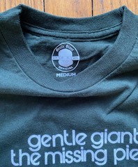Rare Official GENTLE GIANT The Missing Piece Long Sleeve Shirt Prog Rock