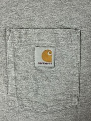2 Carhartt Dearborn Henley Men 2XL Loose Fit XXL Gray Shirt Pocket Logo Workwear