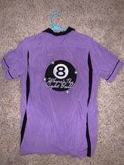 Rare Full Send Nelk Boys Bowling Shirt Men’s Large “Where’s The Eight Ball?”