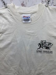 Vintage Salt Lake Parks And Rec Sports Program Off White Long Sleeve Softball M