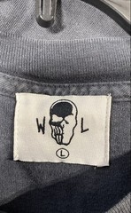 Warren Lotas Skeleton Samurai T-Shirt Death Life Eyes Distressed Graphic Sz L