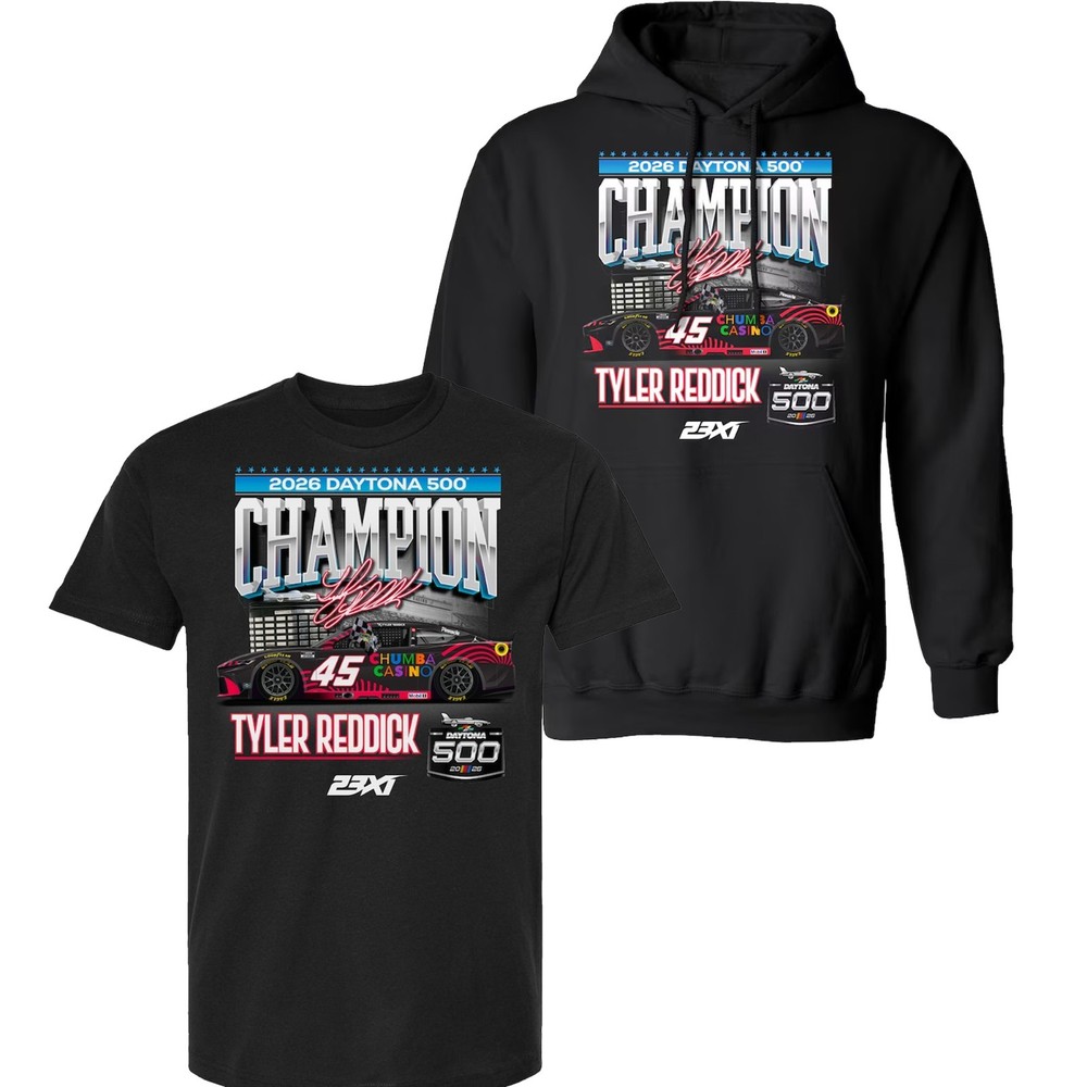 Tyler Reddick Checkered Flag Sports 2026 Daytona 500 Champion, Motorsports Merch