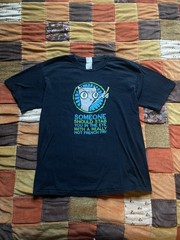 Foamy the Squirrel T Shirt large! VTG Y2K Web Animation FRENCH FRY Emo Goth Tee