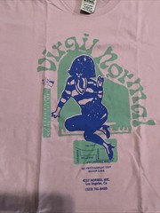 Virgil Normal Adult Entertainment Crewneck Tee Shirt Lilac Size XL