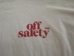 AALIYAH White NAILS DID Long Sleeve T-Shirt x OFF SAFETY 8MM SHOW Sz-M Hip Hop